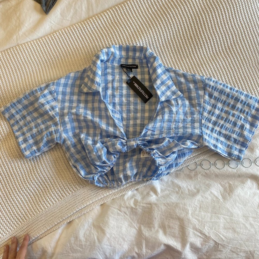 Pretty Little Thing Gingham Top